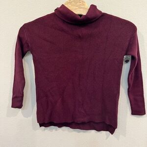 Devotion Cyrus Turtleneck Sweater Ribbed‎ Knit Pullover Long Sleeve XS